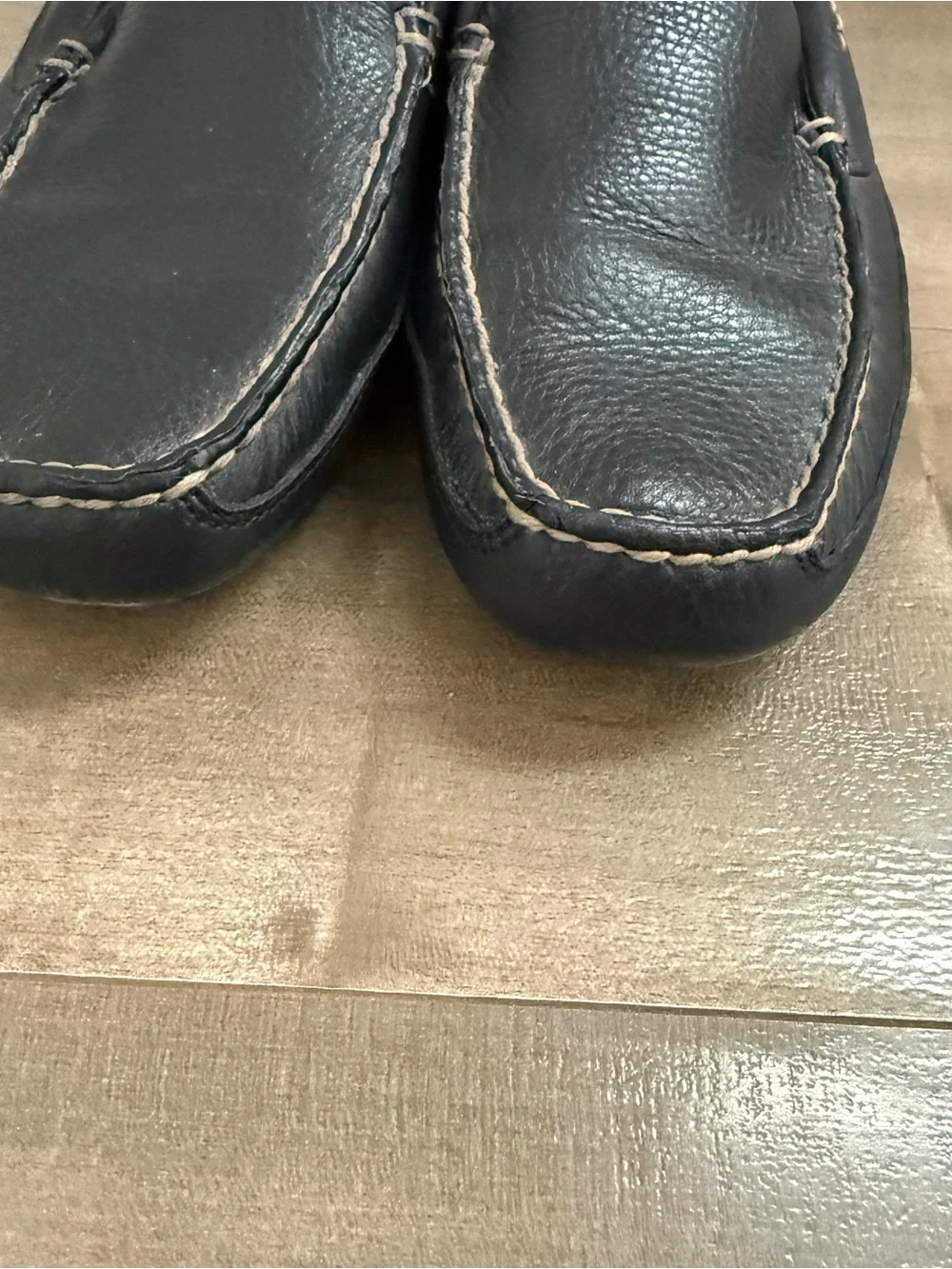 Sperry Top-Sider Loafers Black 8.5 Leather Pilot Collection Wave Comfort Slip-On